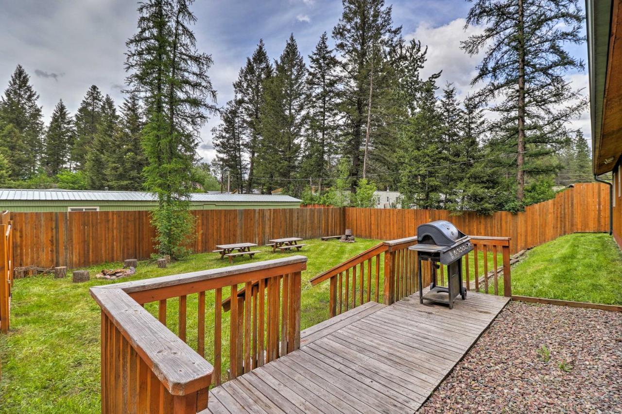 Hungry Horse Cabin Deck, Fire Pit, Near Glacier! Exterior photo