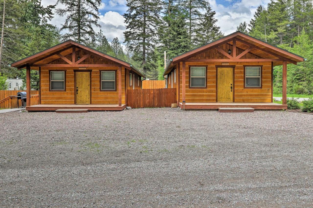 Hungry Horse Cabin Deck, Fire Pit, Near Glacier! Exterior photo